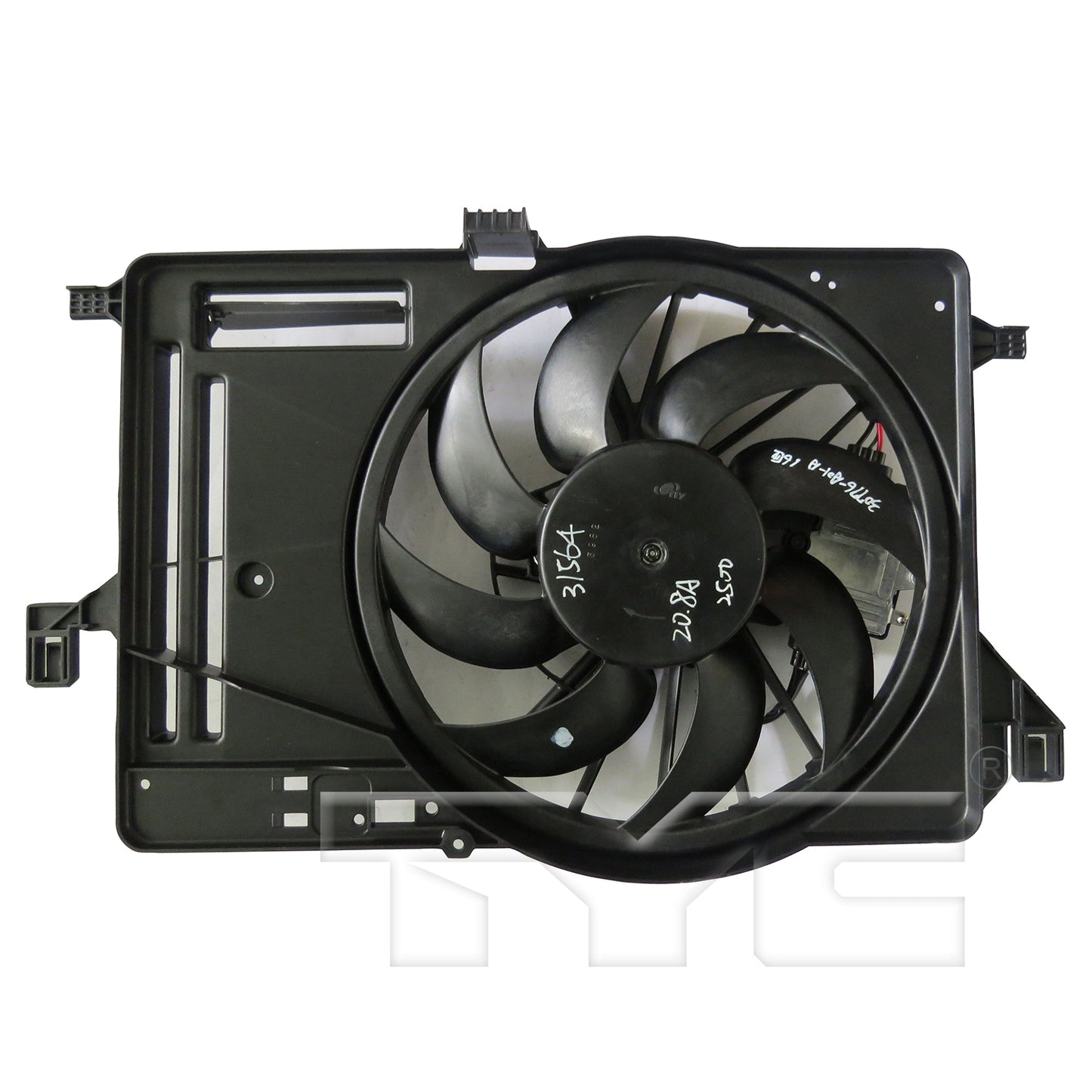 TYC Cooling Fan Assembly for Ford Focus 2015-2018 OEM # CV6Z 8C607 L