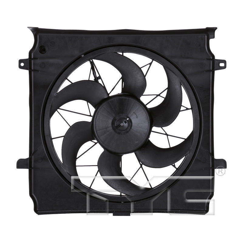 TYC Cooling Fan Assembly for Jeep Liberty 2002-2004 See Note OEM # 55037659AA