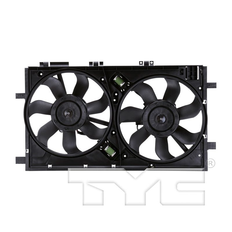 TYC Cooling Fan Assembly for Buick Regal 2011-2012 1st Design OEM # 13241734